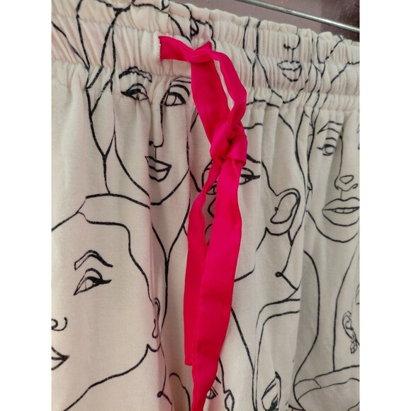 Kilo Brava Women's Face Cream Pink Piping Trim 2Pc Short Set Size Large - Picture 11 of 16